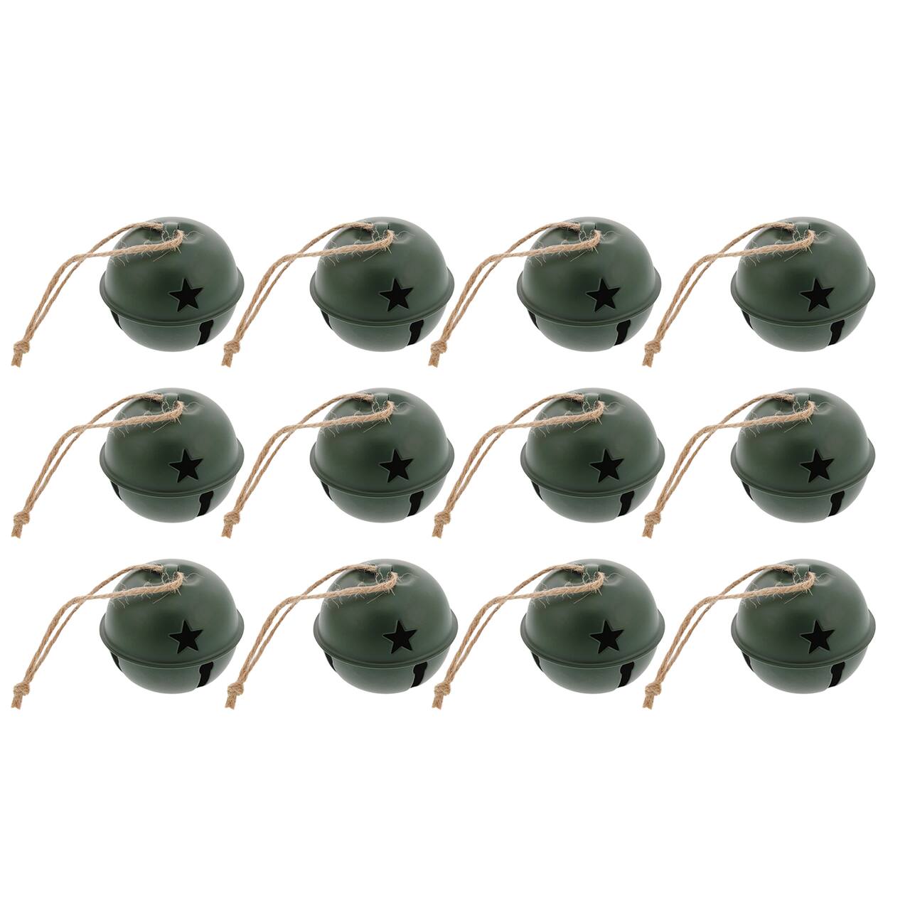 Haute Decor 12ct. 2" Jingle Bell Ball Ornaments